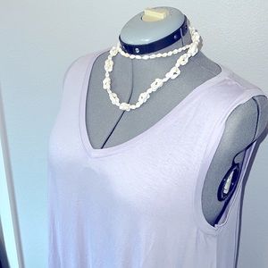 ELLOS Lavender Purple Tank Top Women’s Size 18/20 Sleeveless Shirt Blouse Tank